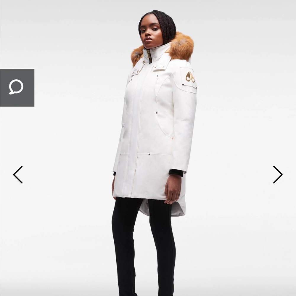 BNWT - gold stirling parka with fur